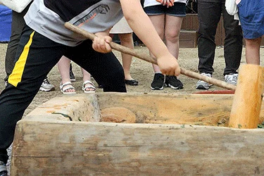 인제 수리취떡 축제 현장 사진